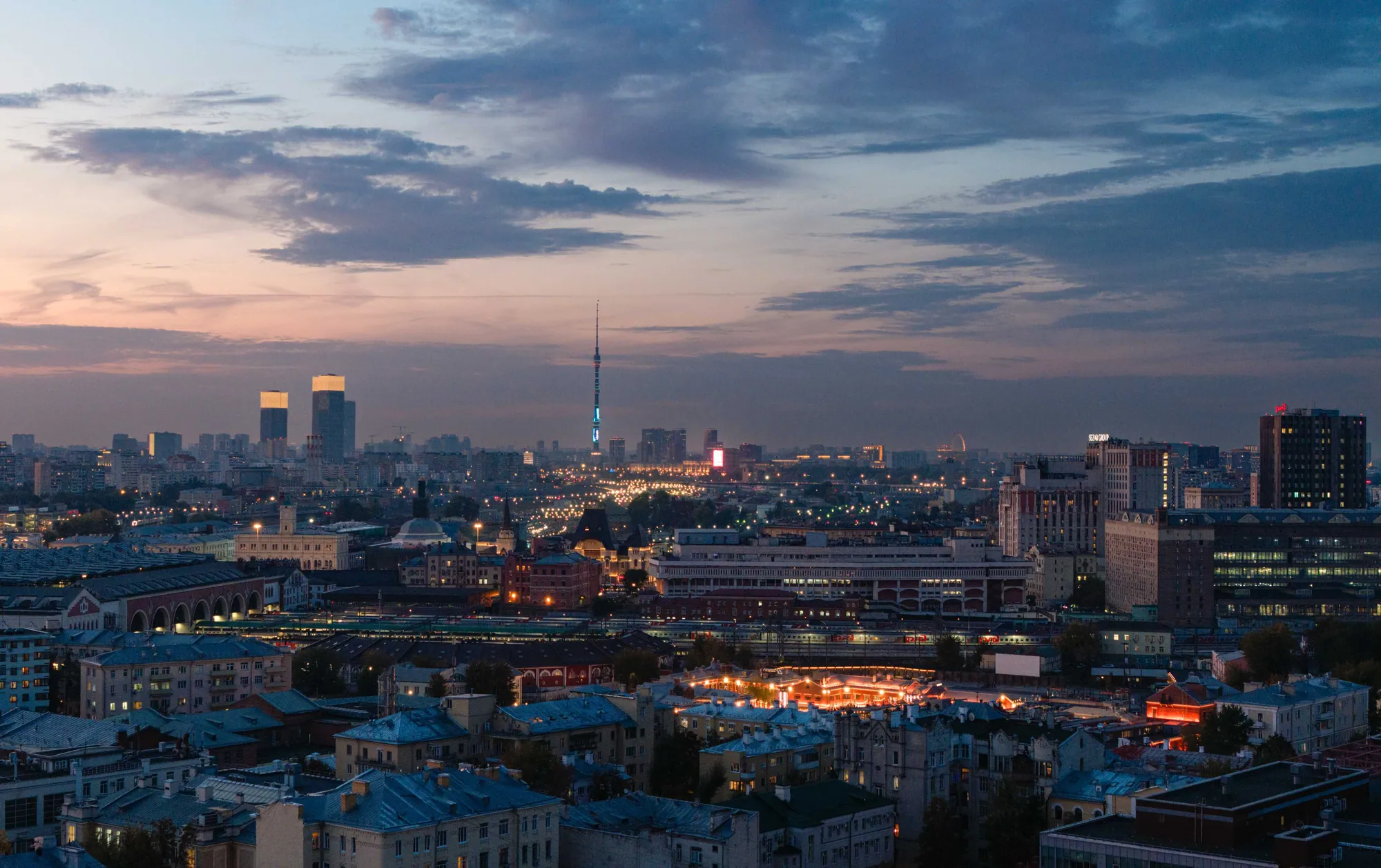 Вид на Москву